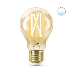 LED Žárovka WiZ Tunable White Filament Amber 8718699787219 E27 A60 6,7-50W 640lm 2000-5000K, stmívatelná - PHILIPS (929002417201) Obrázek pro produkt LED Žárovka WiZ Tunable White Filament Amber 8718699787219 E27 A60 6,7-50W 640lm 2000-5000K, stmívatelná - PHILIPS (929002417201)