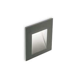 Obrázek pro produkt LED Nástěnné zápustné svítidlo Ideal Lux BIT ANTRACITE 3000K 269009 3W 215lm 3000K IP65 6,5cm antracitové - IDEALLUX