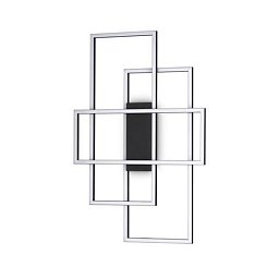 Obrázek pro produkt LED Stropní a nástěnné svítidlo Ideal Lux FRAME PL RETTANGOLO NERO 270661 31W 2700lm 3000K IP20 41cm černé - IDEALLUX
