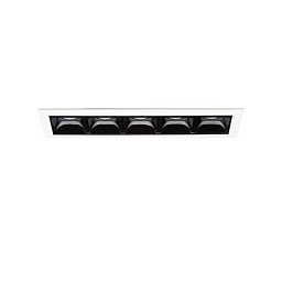 Obrázek pro produkt LED Zápustné bodové svítidlo Ideal Lux LIKA 12,5W 4000K TRIM 267876 12,5W 1250lm 4000K IP20 14,6cm bílo-černé s rámečkem - IDEALLUX