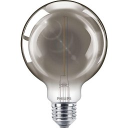 Obrázek pro produkt LED Filamentová žárovka Philips LEDClassic smoky ND RF 1PF 8718699759698 E27 G93 2-11W 100lm 1800K 9,5cm kouřová nestmívatelná - PHILIPS (0)