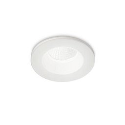 Obrázek pro produkt LED Stropní zápustné bodové svítidlo Ideal Lux ROOM-65 ROUND WH 252025 8W 800lm 3000K IP65 9,8cm kulaté bílé - IDEALLUX