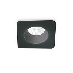 Obrázek pro produkt LED Stropní zápustné bodové svítidlo Ideal Lux ROOM-65 SQUARE BK 252056 8W 800lm 3000K IP65 10cm hranaté černé - IDEALLUX