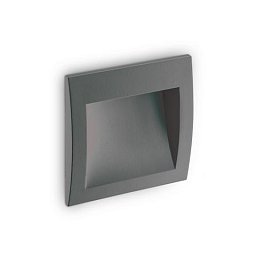 Obrázek pro produkt LED Venkovní zápustné svítidlo do zdi Ideal Lux WIRE AP BIG ANTRACITE 255514 4W 200lm 3000K IP65 14cm antracitové - IDEALLUX
