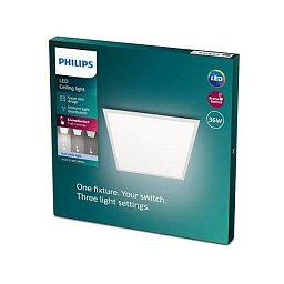 Obrázek pro produkt LED Stropní přisazený panel Philips Superslim Touch CL560 929002665701 36W 3600lm 4000K IP20 60cm bílý, 3-krokové stmívání - PHILIPS (929002665701)