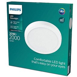 Obrázek pro produkt LED Stropní přisazené svítidlo Philips Magneos 8719514328754 20W 2000lm 2700K IP20 28,6cm kulaté bílé - PHILIPS (929002661431)