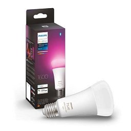 Obrázek pro produkt Hue Bluetooth LED White and Color Ambiance žárovka Philips 8719514288157 E27 A67 13,5W 1521lm 2000-6500K RGB stmívatelná - PHILIPS (929002471601)