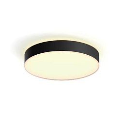 Obrázek pro produkt Hue Bluetooth LED White Ambiance Stropní svítidlo Philips Enrave L 41160/30/P6 33,5W 4300lm 2200-6500K IP20 42,5cm černé, stmívatelné s dálkovým ovladačem - PHILIPS HUE (915005996901)