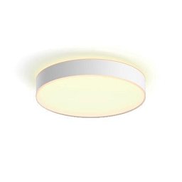 Obrázek pro produkt Hue Bluetooth LED White Ambiance Koupelnové stropní svítidlo Devere L 41166/31/P6 33,5W 4300lm 2200-6500K IP44 42,5cm bílé, stmívatelné s dálkovým ovladačem - PHILIPS HUE (915005997701)