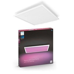 Obrázek pro produkt Hue Bluetooth LED White and Color Ambiance Stropní panel Philips Surimu 8719514355071 60W 4150lm 2000-6500K RGB IP20 bílý, stmívatelný - PHILIPS (929002966401)