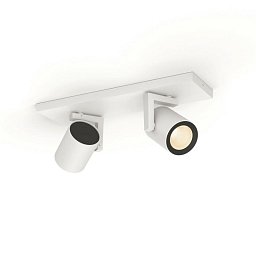 Obrázek pro produkt Hue Argenta Bluetooth SVÍTIDLO BODOVÉ GU10 2x5,7W 2x350lm 2000-6500K, bílá - PHILIPS HUE (915005762001)