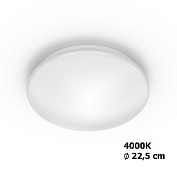 Obrázek pro produkt Moire SVÍTIDLO STROPNÍ LED 6W 640lm 4000K, bílá - PHILIPS (915005777701)