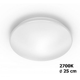 Obrázek pro produkt Moire SVÍTIDLO STROPNÍ LED 10W 1000lm 2700K, bílá - PHILIPS (915005778201)