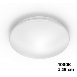Obrázek pro produkt Moire SVÍTIDLO STROPNÍ LED 10W 1100lm 4000K, bílá - PHILIPS (915005778301)
