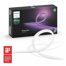 Obrázek pro produkt Hue Bluetooth VENKOVNÍ LED PÁSEK 37,5W 2000-6500K IP67, 16 mil. barev, 5m+adaptér - PHILIPS (929002289102)