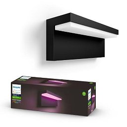 Obrázek pro produkt HUE Nyro VENKOVNÍ NÁSTĚNNÉ SVÍTIDLO 13,5W 1000lm 2000-6500K IP44, černá - PHILIPS HUE (915005841701)
