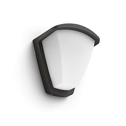 Obrázek pro produkt Kiskadee SVÍTIDLO VENKOVNÍ NÁSTĚNNÉ E27 max. 42W, IP44, antracit - PHILIPS (915005553501)