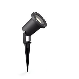 Obrázek pro produkt Puled REFLEKTOR ZAPICHOVACÍ GU10 5W 395lm 2700K, IP44, černá - PHILIPS (915006003701)
