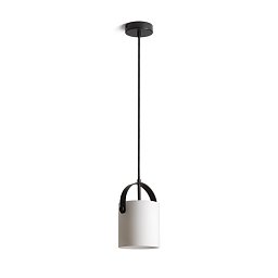 Obrázek pro produkt JULIETTA 16 závěsná opálové sklo/černá 230V E27 20W - RED - DESIGN RENDL