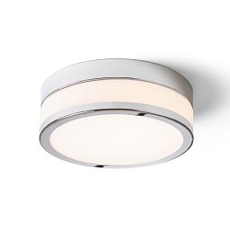 Obrázek pro produkt CIRA LED 23 stropní opálové sklo/chrom 230V LED 12W IP44 3000K - RED - DESIGN RENDL
