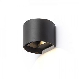 Obrázek pro produkt AKCE - TITO R DIMM nástěnná černá 230V LED 2x3W IP65 3000K - RED - DESIGN RENDL