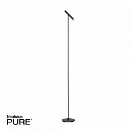 Stojací lampa PURE-TUTUA LED 6W 3000K Ra90 660lm černá stmívatelná - PAUL NEUHAUS Obrázek pro produkt Stojací lampa PURE-TUTUA LED 6W 3000K Ra90 660lm černá stmívatelná - PAUL NEUHAUS