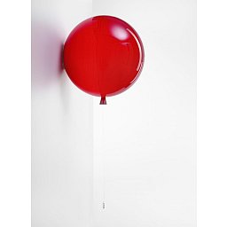 Memory, nástěnné svítidlo červené lesklé, 1x15W E27 E27, prům. 40cm - BROKIS C Obrázek pro produkt Memory, nástěnné svítidlo červené lesklé, 1x15W E27 E27, prům. 40cm - BROKIS C