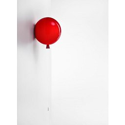 Memory, nástěnné svítidlo červené lesklé, 1x15W E27, prům. 25cm - BROKIS C Obrázek pro produkt Memory, nástěnné svítidlo červené lesklé, 1x15W E27, prům. 25cm - BROKIS C