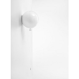 Memory, nástěnné svítidlo bílé lesklé, 1x15W E27, prům. 25cm - BROKIS A Obrázek pro produkt Memory, nástěnné svítidlo bílé lesklé, 1x15W E27, prům. 25cm - BROKIS A