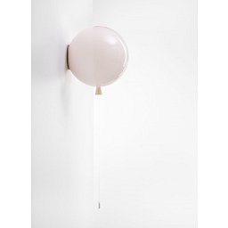 Memory, nástěnné svítidlo světle růžová lesklá, 1x15W E27, prům. 30cm - BROKIS C Obrázek pro produkt Memory, nástěnné svítidlo světle růžová lesklá, 1x15W E27, prům. 30cm - BROKIS C