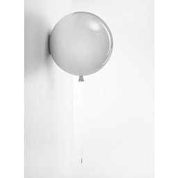 Memory, nástěnné svítidlo šedé lesklé, 1x15W E27, prům. 40cm - BROKIS B Obrázek pro produkt Memory, nástěnné svítidlo šedé lesklé, 1x15W E27, prům. 40cm - BROKIS B