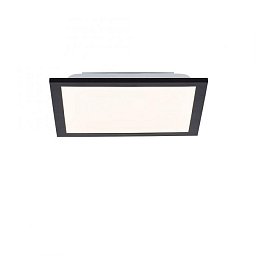 Obrázek pro produkt FLAT LED stropní svítidlo, černá, hranaté, ploché, do interiéru 3000K - LEUCHTEN DIREKT / JUST LIGHT