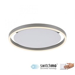 Obrázek pro produkt RITUS LED stropní svítidlo, hliník, kruhové, pr.40cm, stmívatelné, Switchmo, teplá bílá krokově stmívatelné 3000K - LEUCHTEN DIREKT / JUST LIGHT