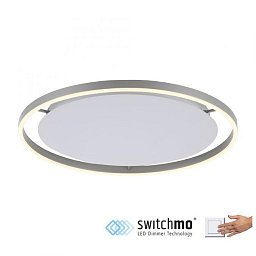 Obrázek pro produkt RITUS LED stropní svítidlo, hliník, kruhové, pr.60cm, stmívatelné, Switchmo, teplá bílá krokově stmívatelné 3000K - LEUCHTEN DIREKT / JUST LIGHT