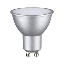 LED reflektor GU10 230V 5,7W 2700K matný chrom - PAULMANN Obrázek pro produkt LED reflektor GU10 230V 5,7W 2700K matný chrom - PAULMANN