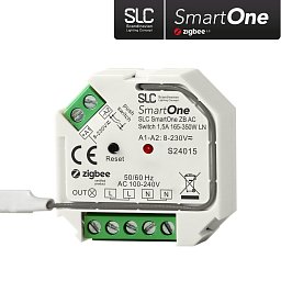 Obrázek pro produkt SLC SmartOne Zigbee On/Off AC 1,8A 400W Built-In Switch - TLG