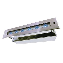 VÝPRODEJ - LED zápustné zemní svítidlo 6 x 1,5 Watt RGB 24 Volt 30° - LIGHT IMPRESSIONS Obrázek pro produkt VÝPRODEJ - LED zápustné zemní svítidlo 6 x 1,5 Watt RGB 24 Volt 30° - LIGHT IMPRESSIONS
