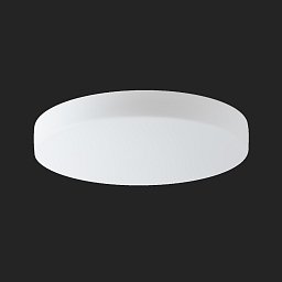 Obrázek pro produkt EDNA 5 stropní/nástěnné skleněné svítidlo bílá IP43 3000 K 27W LED nouzové kombinované 3 h (původní kód OS 59169) - OSMONT