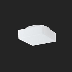 Obrázek pro produkt LINA 2 stropní/nástěnné skleněné svítidlo bílá IP43 4000 K 15W LED nouzové kombinované 3 h (původní kód OS 59678) - OSMONT