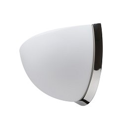 Obrázek pro produkt NELA DL3 nástěnné skleněné svítidlo nerez / bílá IP43 2x25W E27 - OSMONT