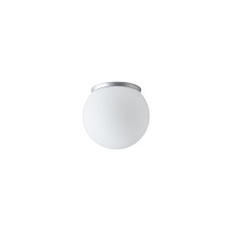 Obrázek pro produkt STYX 1 stropní/nástěnné skleněné svítidlo stříbrná / bílá IP65 3000 K 8W LED - OSMONT