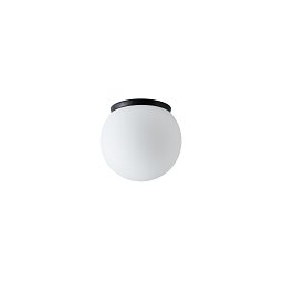 Obrázek pro produkt STYX 1 stropní/nástěnné skleněné svítidlo černá / bílá IP65 25W E27 - OSMONT