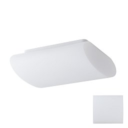 Obrázek pro produkt ALTAIR 1 stropní/nástěnné skleněné svítidlo bílá IP41 2x25W E27 - OSMONT