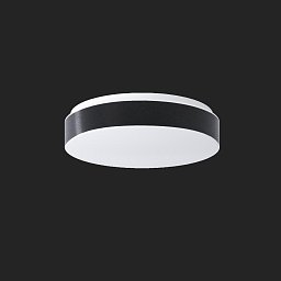 Obrázek pro produkt DELIA C1 stropní/nástěnné plastové svítidlo bílá / bílo - černá IP54 3000 K 14W LED nouzové kombinované 3 h (původní kód OS 69010) - OSMONT