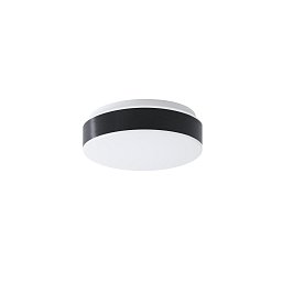 Obrázek pro produkt DELIA C1A stropní/nástěnné plastové svítidlo bílá / bílo - černá IP44 40W E27 HF (původní kód OS 52586) - OSMONT