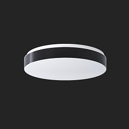 Obrázek pro produkt DELIA C2 stropní/nástěnné plastové svítidlo bílá / bílo - černá IP54 3000 K 27W LED nouzové kombinované 3 h (původní kód OS 69068) - OSMONT