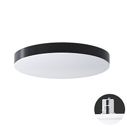 Obrázek pro produkt DELIA CV3 stropní/nástěnné plastové polovestavné svítidlo bílá / bílo - černá IP44 3000 K 33W LED DALI (původní kód OS 69343) - OSMONT