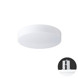 Obrázek pro produkt DELIA V1 stropní/nástěnné plastové polovestavné svítidlo bílá IP44 2700-6500 K 18W LED (původní kód OS 63116) - OSMONT