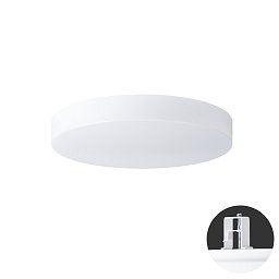 Obrázek pro produkt DELIA V2 stropní/nástěnné plastové polovestavné svítidlo bílá IP44 2700-6500 K 32W LED (původní kód OS 63115) - OSMONT