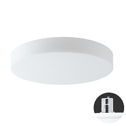 Obrázek pro produkt ELSA V5 stropní/nástěnné skleněné polovestavné svítidlo bílá IP44 3000 K 26W LED - OSMONT